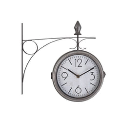 Wall Clock ROMONT 34 cm Metal Silver
