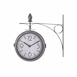Wall Clock ROMONT 34 cm Metal Silver