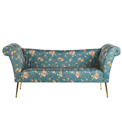 Chaise Longue NANTILLY Velvet Sea Blue