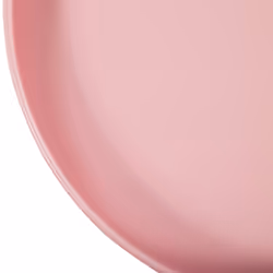 Garden Side Table CAVINIA 40 cm 40 cm Metal Pink