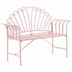 Bistro Set CAVINIA Metal Pink