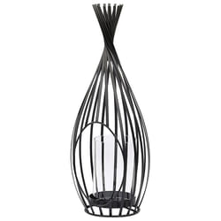 Lantern LOMBOK Metal 38 cm Black