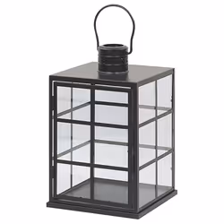 Lantern BINTAN Metal 33 cm Black