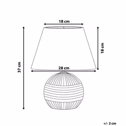 Table Lamp SADO Ceramic Beige