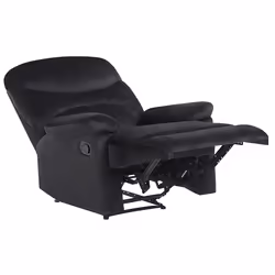 Recliner Chair ESLOV Velvet Black