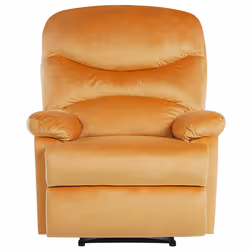 Recliner Chair ESLOV Velvet Mustard