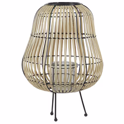 Lantern BERKNER Wood 44 cm Natural