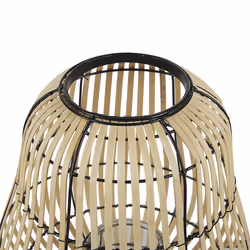 Lantern BERKNER Wood 44 cm Natural