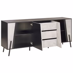 2 Door Sideboard BLACKPOOL Grey Concrete Effect