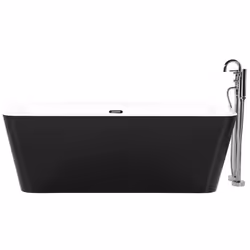 Bathtub HASSEL 1700 x 800 mm Black