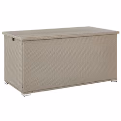 Storage Box MODENA PE Rattan 155 cm 75 cm Taupe