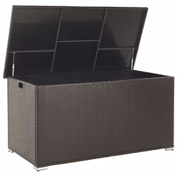 Storage Box MODENA PE Rattan 155 cm 75 cm Brown