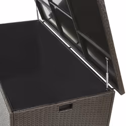 Storage Box MODENA PE Rattan 155 cm 75 cm Brown