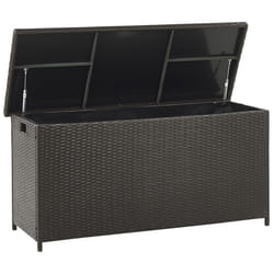 Storage Box MODENA PE Rattan 126 cm 46 cm Brown