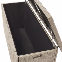 Storage Box MODENA PE Rattan 126 cm 46 cm Taupe - Additional view 4