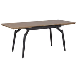 Extending Dining Table BARBOSA Dark Brown 140/180 cm 80 cm