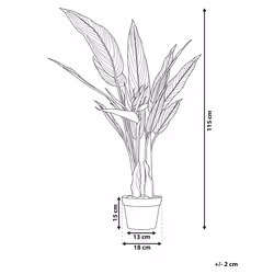 Artificial Potted Plant 115 cm STRELITZIA TREE