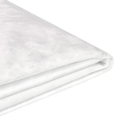 Bed Frame Cover Velvet FITOU 160 x 200 cm White