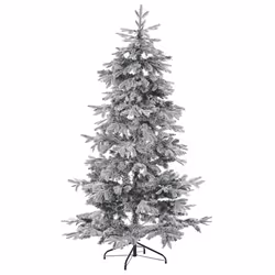 Snowy Christmas Tree 210 cm White TOMICHI