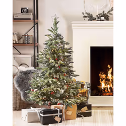 Frosted Christmas Tree 120 cm Green DENALI