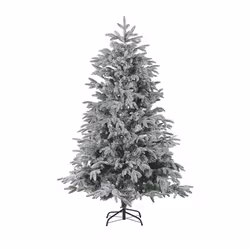 Snowy Christmas Tree 180 cm White BASSIE