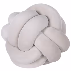 Throw Cushion MALNI Velvet 20 x 20 cm Light Grey Solid
