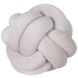 Throw Cushion MALNI Velvet 20 x 20 cm Light Grey Solid