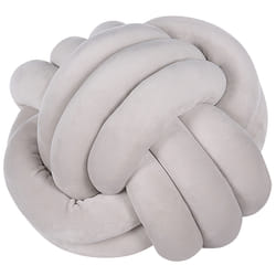 Throw Cushion MALNI Velvet 30 x 30 cm Light Grey Solid
