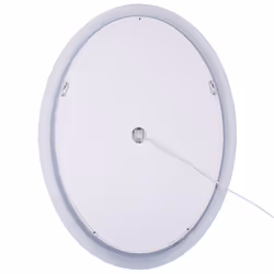 LED Bathroom Mirror VIRIAT 60 cm 80 cm Silver