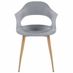 Set of 2 Dining Chairs UTICA Light Grey - Additional view 5