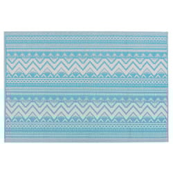 Outdoor Area Rug 120 x 180 cm Turquoise NAGPUR