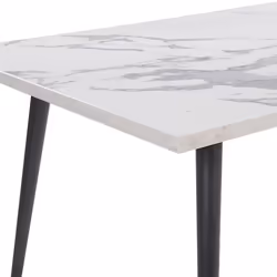 Dining Table SANTIAGO White 120 cm 80 cm - Additional view 4