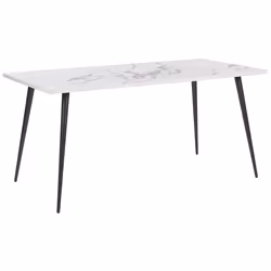 Dining Table SANTIAGO White 160 cm 80 cm