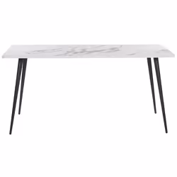 Dining Table SANTIAGO White 160 cm 80 cm
