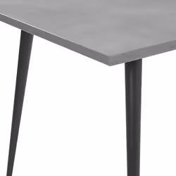 Dining Table SANTIAGO Grey Concrete Effect 120 cm 80 cm - Additional view 4