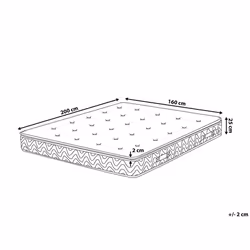 Memory Foam Pocket Spring Mattress LUXUS Medium 160 x 200 cm (EU King Size)