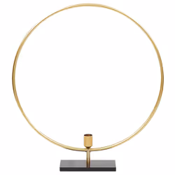 Candle Holder SERAM Metal 45 cm Gold