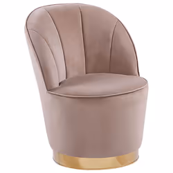 Armchair ALBY Velvet Light Beige