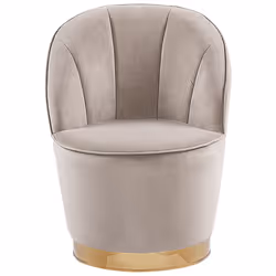 Armchair ALBY Velvet Light Beige