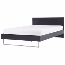 Bed Velvet BELLOU 180 x 200 cm (EU Super King) Dark Grey