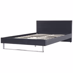 Bed Velvet BELLOU 180 x 200 cm (EU Super King) Dark Grey