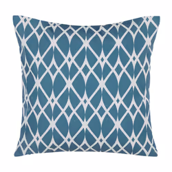 Set of 2 Outdoor Cushions 45 x 45 cm Blue ANAGNI