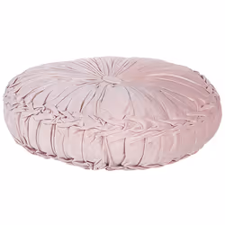 Throw Cushion UDALA 40 x 40 cm Pink Solid