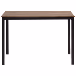Dining Set HAMRY Dark Brown 4 Seater