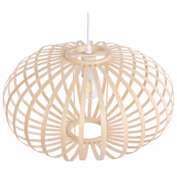 Bamboo Pendant Lamp Light Wood HAVEL