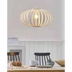 Bamboo Pendant Lamp Light Wood HAVEL