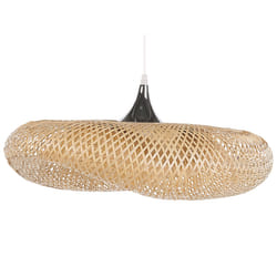 Bamboo Pendant Lamp Light Wood BOYNE Large