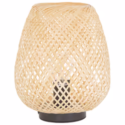 Table Lamp BOMU Bamboo Wood Light Brown