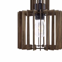 Pendant Lamp Dark Wood NIARI