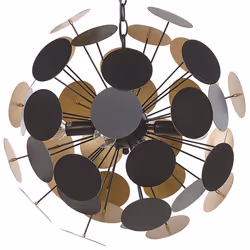 Pendant Lamp Gold with Black MARITSA